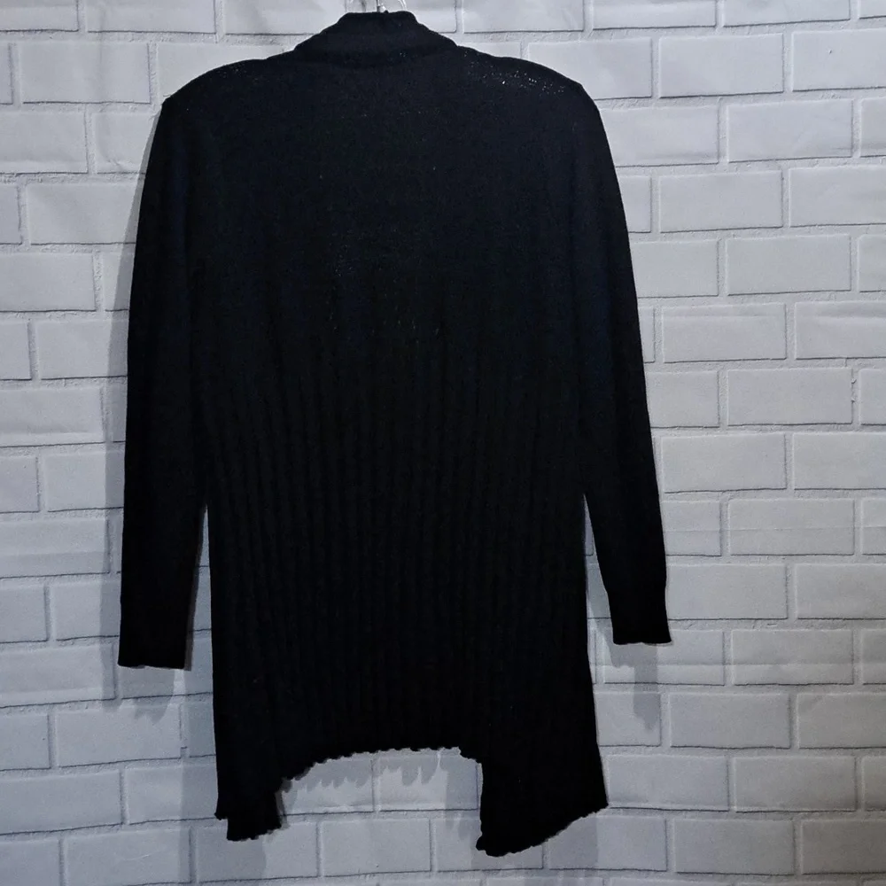Classy Black Women's Cardigan Sweater - Picture 5 of 6